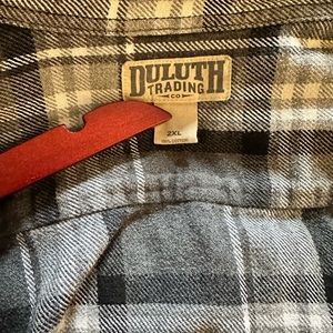 Lot of 4 Duluth Burly Heavy Flannel Shirts 2X